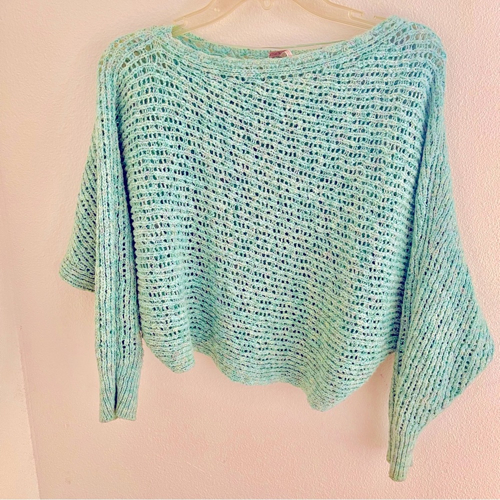 Free People Dolman Sleeve Cropped Sweater